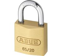 ABUS Cadenas Laiton 65/20 - Corps Massif, Anse Acier Trempé, Niveau 3