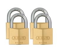 Abus Mécanique 65/40Mm Cadenas En Laiton Pack De Quatre ABU6540QPK