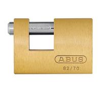 Abus Mécanique 82/70mm Monobloc Laiton Volet Cadenas Serrure Aussi 8514 ABUKA1