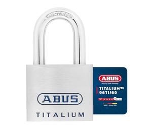 Abus mécanique 96ti/60 kA 7566 Titane Cadenas à anse ouverte, 60 mm