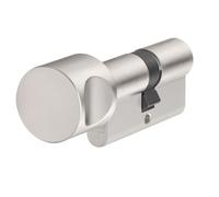 ABUS Mécanique - Cylindre à bouton KE60NP Nickel perlé Z45mm / K30mm