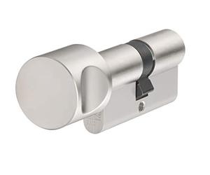 Abus mécanique - Ke60np Euro Serrure à bouton-poucier Nickel Nacré Z35 mm/K35 mm Visi