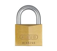 ABUS Cadenas 65/45 mm Classik - corps en laiton, anse en acier trempé, niveau de sécurité 5