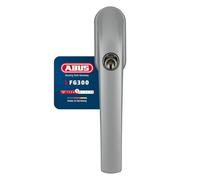 ABUS Poignée de Fenêtre Verrouillable FG300 AL0145 - Bouton de Fenêtre avec Cylindre Poussoir, à Verrouillage Identique - Niveau de Sécurité 5 - 89979 - Acier Inoxydable