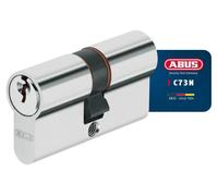 ABUS Profil-Zylinder C73N 28/34 vs. - Serrure de porte avec fonction de sécurité et d'urgence - pour portes d'entrée et portes intérieures - inclut 3 clés