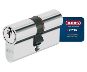 ABUS Profil-Zylinder C73N 28/34 vs. - Serrure de porte avec fonction de sécurité et d'urgence - pour portes d'entrée et portes intérieures - inclut 3 clés
