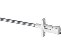 Abus RS87_W_C_N - Paire de verrous par pression pour persiennes, blanc, blister
