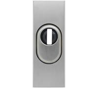 Abus RSZS316 ER SB 12543 en acier inoxydable avec protection de cylindre pour porte en métal