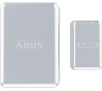 ABUS Sensor One Détecteur d'ouverture pour Portes et fenêtres - Capteur Intelligent de fenêtre et de Porte avec contrôle par Application - Messages Push et indicateur d'état - Argent