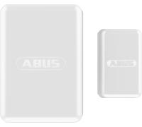 ABUS Sensor One Détecteur d'ouverture pour Portes et fenêtres - Capteur Intelligent de fenêtre et de Porte avec contrôle par Application - Messages Push et indicateur d'état - Blanc