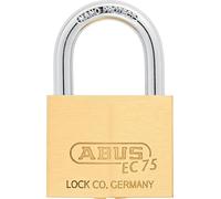ABUS Serrure à pêne dormant EC75/50 avec technologie de clé réversible en laiton, largeur du corps 50 mm".