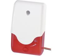 ABUS SG1681 Sirène dalarme avec gyrophare 100 dB rouge intérieure, extérieure 12 V/DC