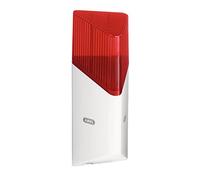 ABUS Sirène sans fil Smartvest pour système d'alarme sans fil | jusqu'à 100 db de volume | montage intérieur et extérieur | fonctionne sur piles | blanc | 38832