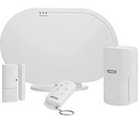 ABUS Système d'alarme sans fil Smartvest Basis-Set Système d'alarme anti-effraction y compris détecteur de mouvement - détecteur d'ouverture - Vainqueur du test - Accès à distance iOS Android App