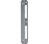 ABUS WSB170 Gâche d'angle pour porte de chambre et porte d'appartement 170 mm x 20 mm x 20 mm pour portes gauche et droite DIN Argenté