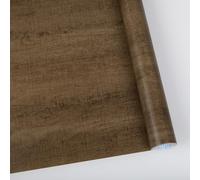 Abyssaly Papier Adhesif pour Meuble Marron, Film Autocollant Sticker Meuble Imitation Bois, Papier Vinyle Rouleau Adhesif Decoratif Armoires Comptoir Cuisine Table 40 x 300 cm
