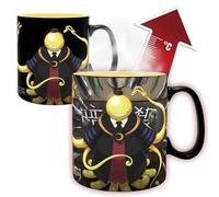 ABYSTYLE - ASSASSINATION CLASSROOM Mug Thermo-réactif Koro-sensei - Produit Officiel - 460 ml - Céramique Premium - Change de Couleur à la Chaleur