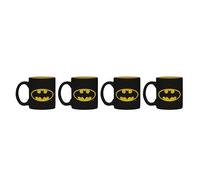 GB Eye – Set de 4 tasses espresso DC Comics Batman Iconic – Céramique noire 110 ml