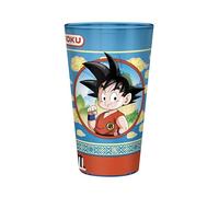 ABYSTYLE - DRAGON BALL Verre XXL Goku & Nuage Magique - Produit Officiel - Verre Premium - Contenance 400 ml