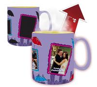 ABYSTYLE - FRIENDS Mug Thermo-réactif Cadres - Produit Officiel - Mug Heat Change - Céramique - 460 ml