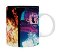 ABYSTYLE - JUJUTSU KAISEN Mug Yuji & Aoi vs Mahito - Produit Officiel - Tasse Céramique 320 ml Impression Haute Qualité Anime
