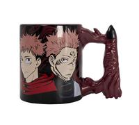 ABYSTYLE Jujutsu Kaisen Sukuna's Finger Tasse fantaisie en céramique pour café et thé 460 ml / 15.5oz