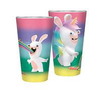 ABYstyle - LAPINS CRETINS Verre XXL Arc en ciel