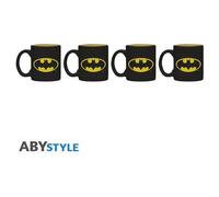 GB Eye – Set de 4 tasses espresso DC Comics Batman Iconic – Céramique noire 110 ml