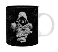 ABYSTYLE - Mug ASSASSIN'S CREED Edward Kenway & Crest - Produit Officiel - 320 ml - Céramique
