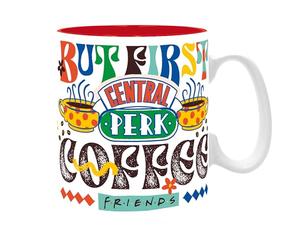 ABYSTYLE - Mug FRIENDS Central Perk Vibes - Produit Officiel - Grand Contenant 460 ml - Céramique Haute Qualité - Design Série TV