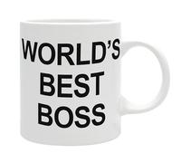 ABYSTYLE - Mug THE OFFICE World’s Best Boss - Produit Officiel - Mug en Céramique - Contenance 320 ml