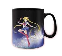 ABYstyle – Mug thermo-réactif Sailor Moon Sailor & Chibi – 460 ml – Céramique (Produit officiel)