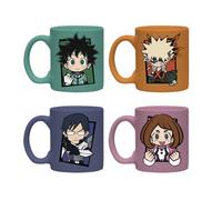GB Eye – Set de 4 mugs à espresso Chibi My Hero Academia 150 ml Multicolore G