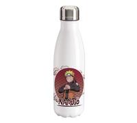 ABYSTYLE Naruto & Sasuke - Bouteille d'eau en Acier Inoxydable 500 ml | Étanche et Légère | Gifts