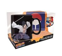 ABYSTYLE - NARUTO SHIPPUDEN Coffret Mug thermo-réactif + Coaster Uchiwa