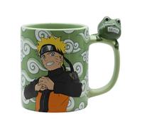 ABYstyle - NARUTO SHIPPUDEN Mug 3D Naruto & Gama-chan - Produit Officiel - Grand Contenant 400 ml - Tasse Sculptée
