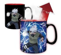 ABYSTYLE - NARUTO SHIPPUDEN Mug thermo-réactif Kakashi Itachi Grand contenant, Noir