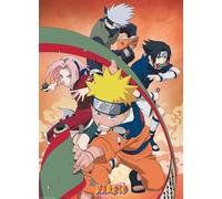 ABYSTYLE Naruto Team 7 Poster Chibi 52 x 38 cm