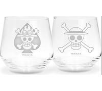 ABYSTYLE - ONE PIECE - Set de 2 verres - Luffy & Ace