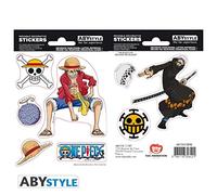 ABYstyle - ONE PIECE - Stickers - 16x11cm - Luffy & Law