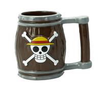 ABYSTYLE - One Piece - Tazza 3D - 350 ml - Barile 1 Unità (Confezione da 1) Maro