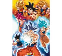 ABYstyle Affiche Dragon Ball Super Transformations – Officiel – 91,5 x 61 cm – Roulée filmée