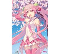 ABYSTYLE - Poster HATSUNE MIKU Fleurs de cerisier - Produit Officiel - 91,5 x 61 cm