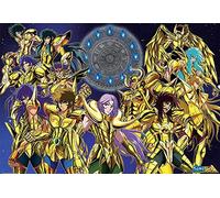 ABYstyle Affiche Saint Seiya - Chevaliers d'Or #1 - 91,5 x 61 cm