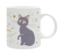 ABYSTYLE - SAILOR MOON - Mug Luna & Artemis Chats - Produit Officiel - Contenance 320 ml - Céramique Haute Qualité