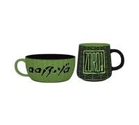 ABYSTYLE - Set Petit Déjeuner ONE PIECE Zoro - Produit Officiel - Mug + Bol - Céramique