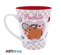 Abystyle Tasse Chainsaw Man Pochita 250 ml - Céramique Officielle Anime Manga