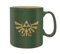 ABYSTYLE - THE LEGEND OF ZELDA Mug Insigne d'Hyrule Grand Contenant | Keramik, Spülmaschinengeeignet, Mikrowellengeeignet