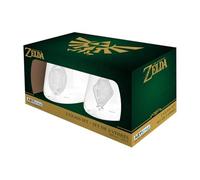 ABYSTYLE The Legend of Zelda Zelda & Link - Lot de 2 verres | Verre Zelda | Gobelet | Marchandises Legend of Zelda | Cadeaux Zelda