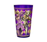ABYSTYLE - Verre XXL Premium JOJO'S BIZARRE ADVENTURE Golden Wind - Produit Officiel - 500 ml